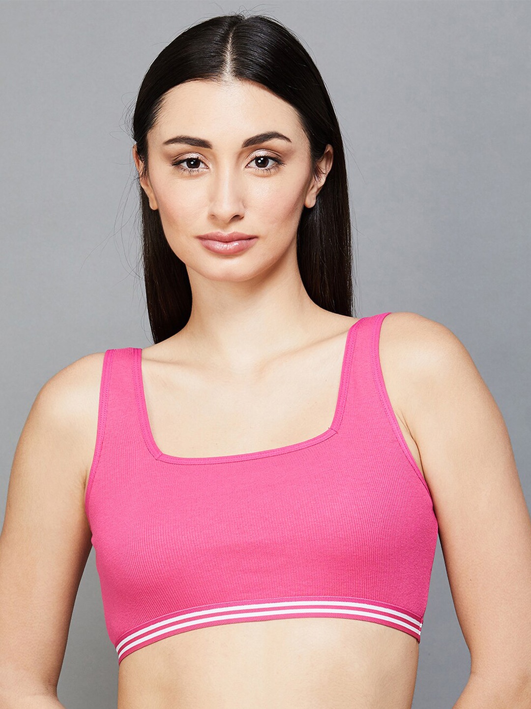 

Ginger by Lifestyle Side Shaper Full Coverage Underwired Bra, Pink