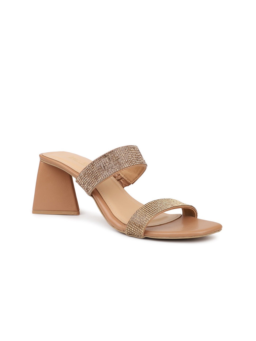 

Inc 5 Embellished Party Block Heels, Beige
