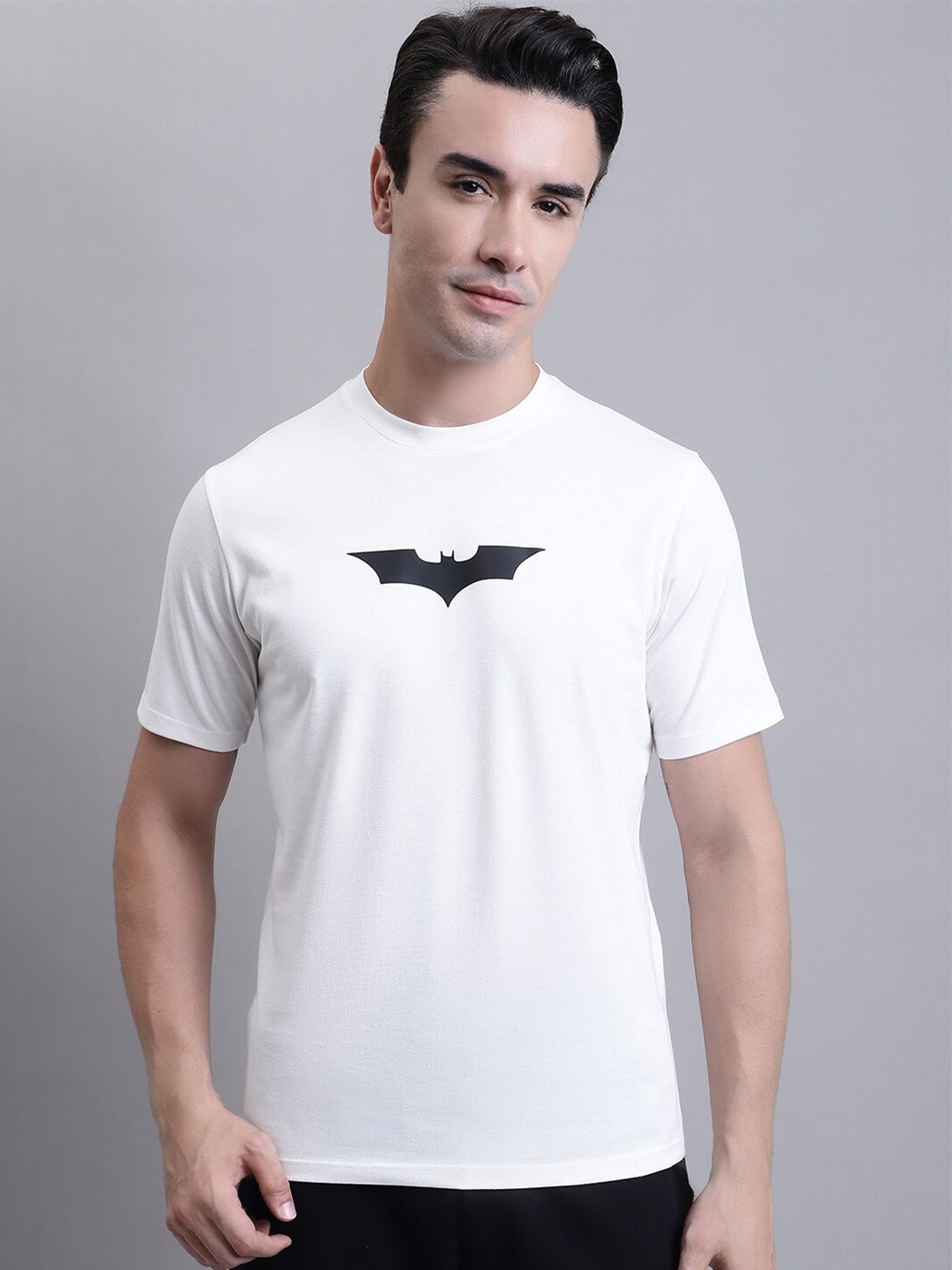 

Rute Round Neck Cotton T-shirt, White