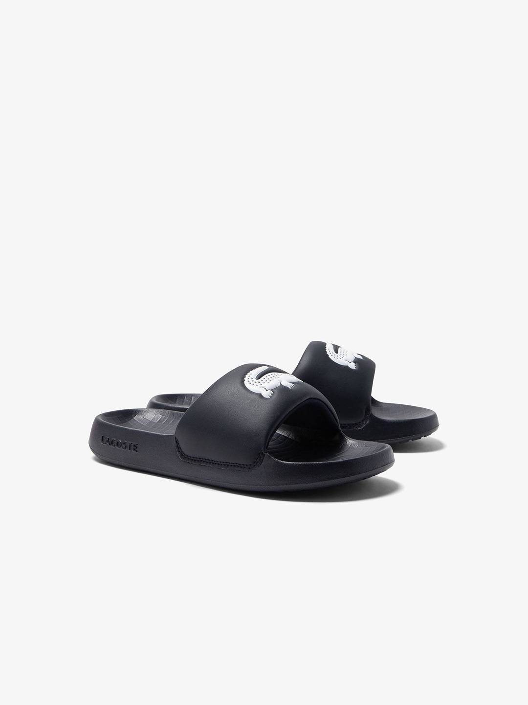 

Lacoste Men Croco 1.0 Sliders, Black