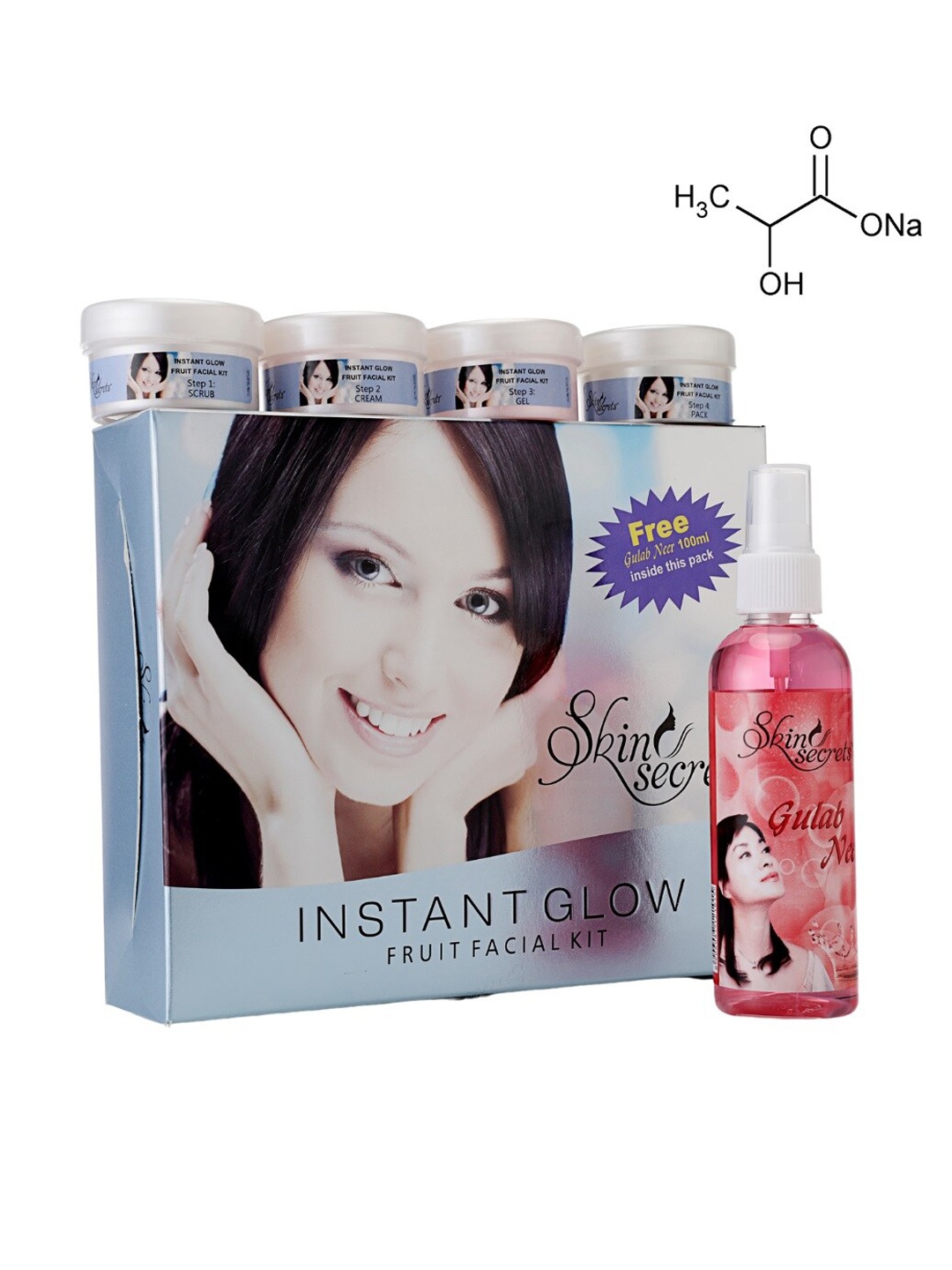 

SKIN SECRETS Instant Glow Facial Kit - 62gm, Blue
