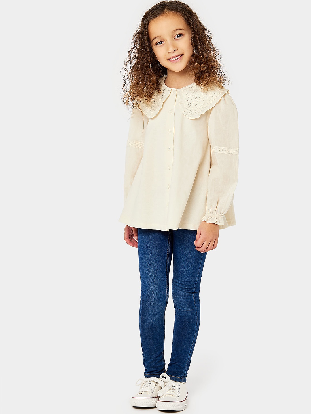 

mothercare Girls Skinny Fit Cleanlook Stretchable Jeans, Blue