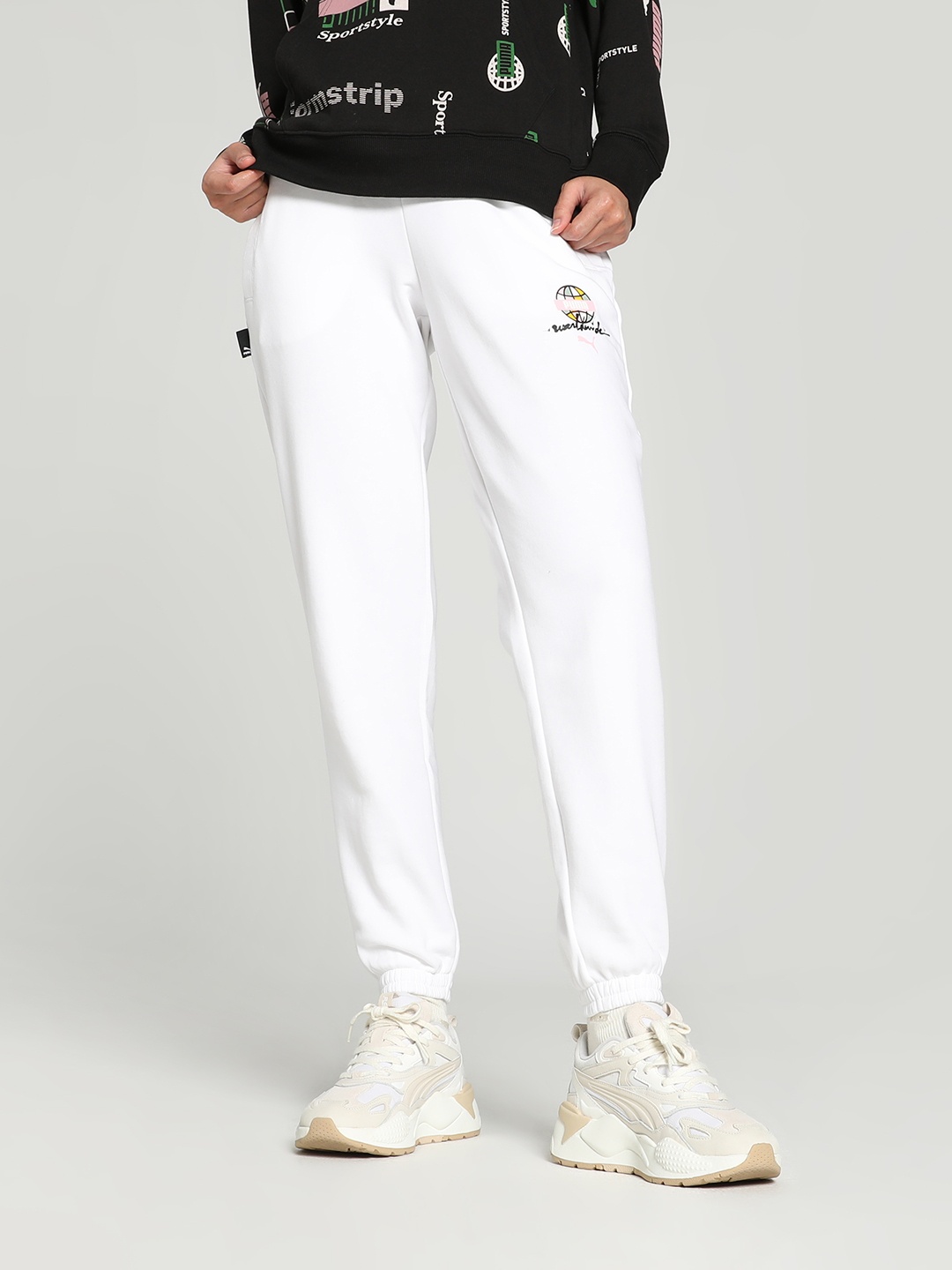 

Puma Women SWxP Sweat Joggers, White