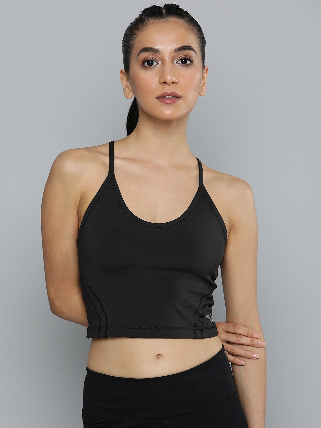 

Puma Studio Ultrabare Training Tank Crop Top, Black