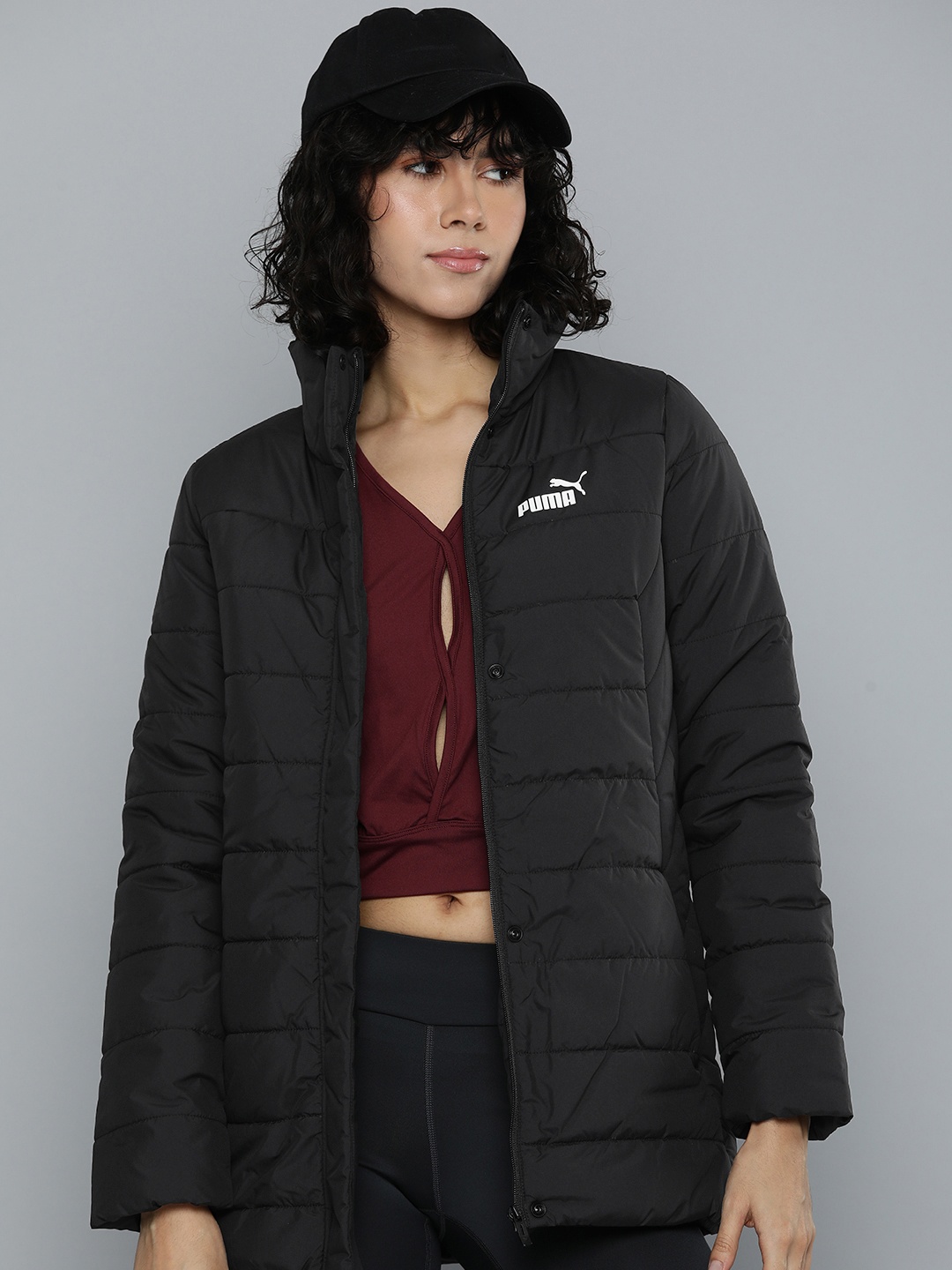 

Puma ESS Padded Water Repellent Slim Fit Jacket, Black