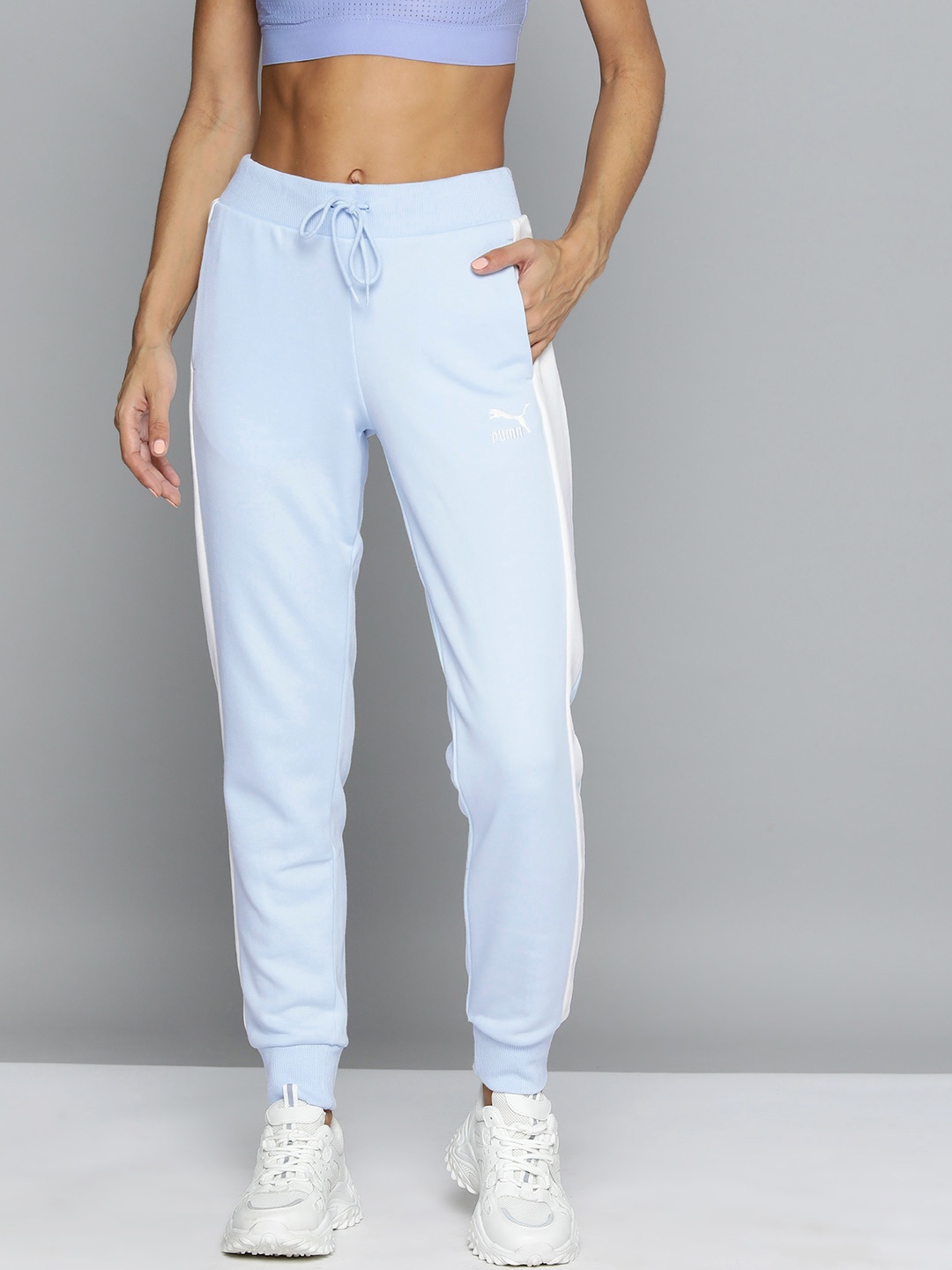 

Puma Women Iconic T7 Joggers, Blue