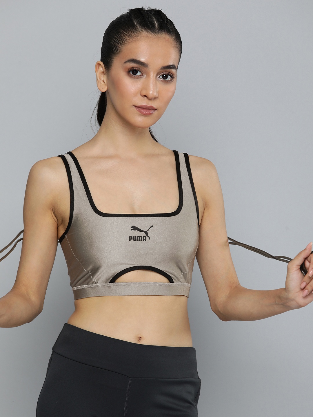 

Puma DARE TO Bra Top, Grey