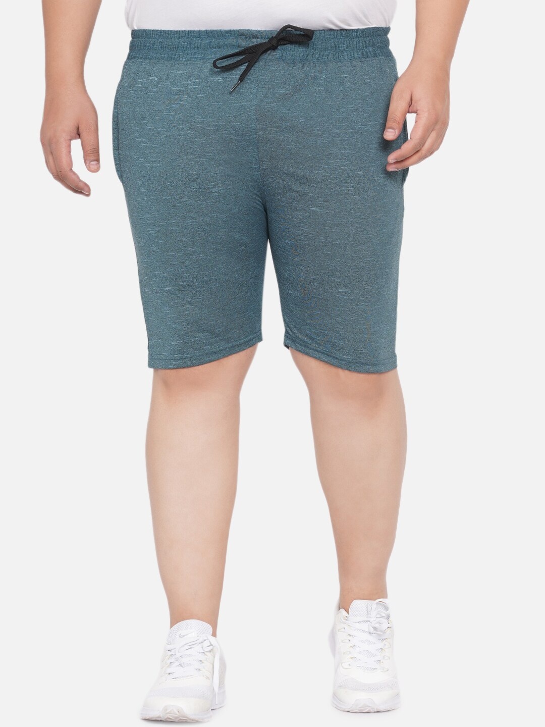 

Santonio Men Plus Size Pure Cotton Shorts, Teal