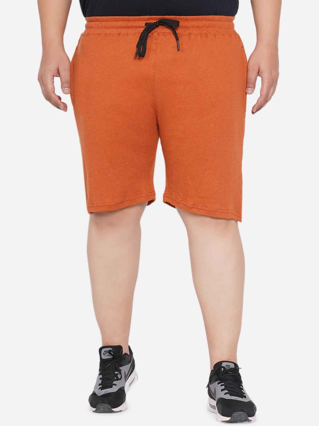 

Santonio Men Plus Size Pure Cotton Shorts, Orange