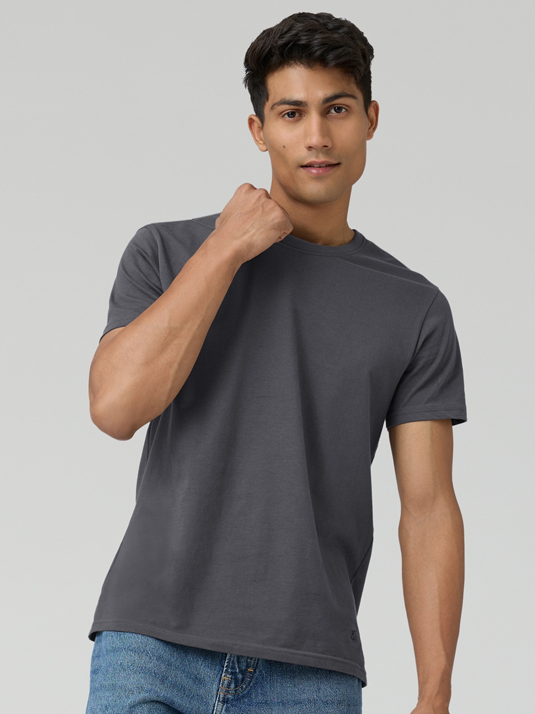 

XYXX Men Pace Intellieaze Cotton T-Shirt, Olive