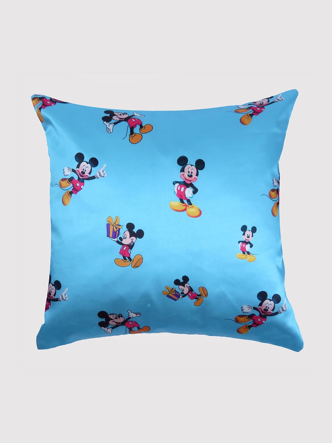 

OUSSUM Blue & Red Cartoon Characters Satin Square Cushion Covers