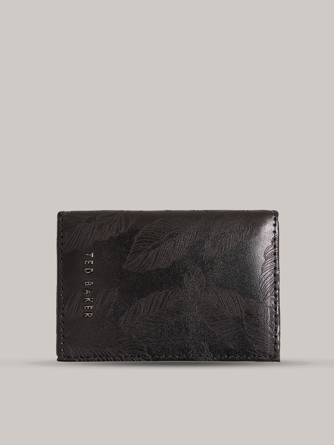 

Ted Baker Men Leather Two Fold Wallet, Black