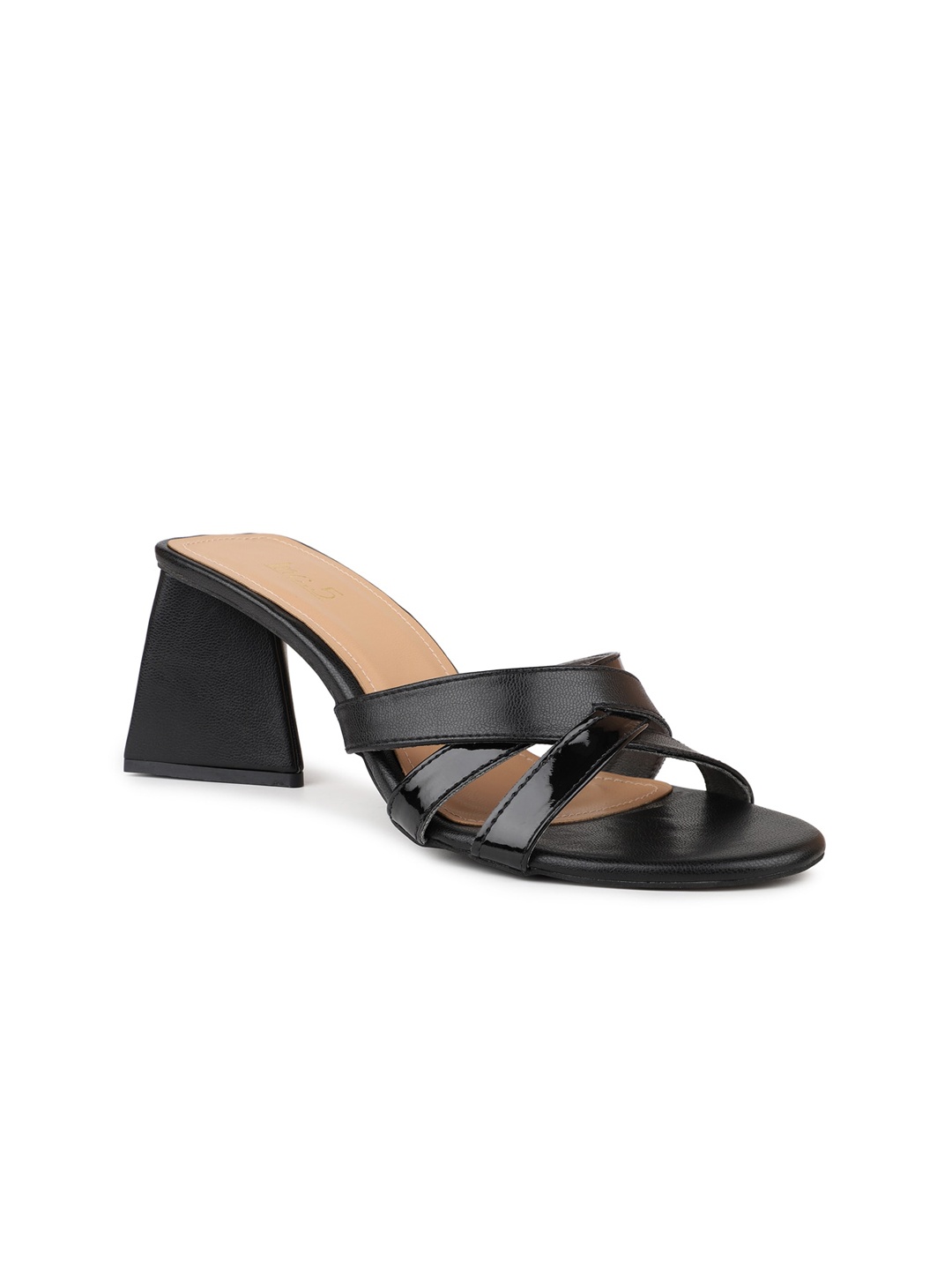 

Inc 5 Open Back Block Heels, Black