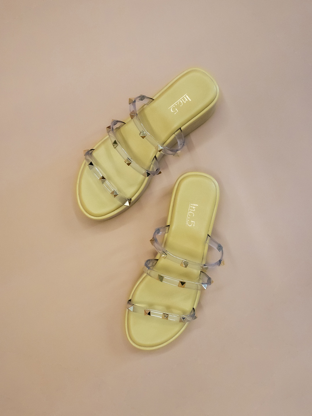 

Inc 5 Embellished Party Flatform Heels, Green