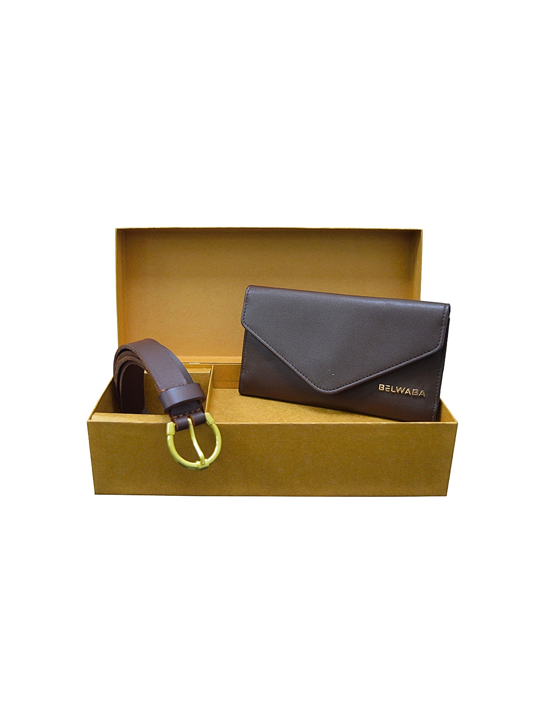 

Belwaba Leather Accessory Gift Set, Brown