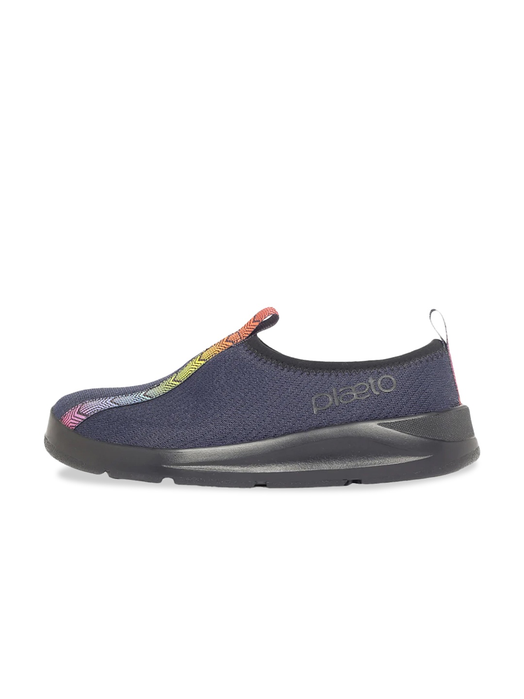 

plaeto Kids EZPlay Textured Mesh Walking Shoes, Navy blue