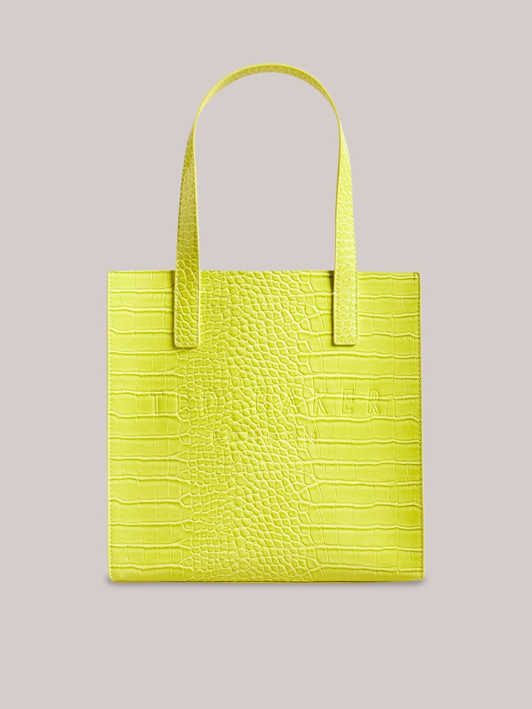 

Ted Baker Textured PU Shopper Tote Bag, Yellow