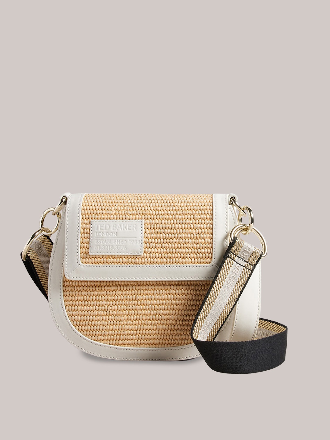 

Ted Baker Self Design PU Sling Bag, White