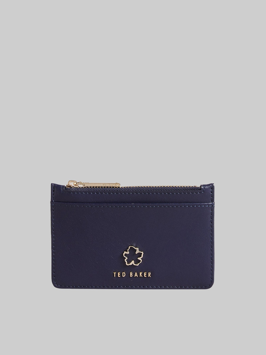 

Ted Baker Blue Textured Bow Detail Foldover Clutch