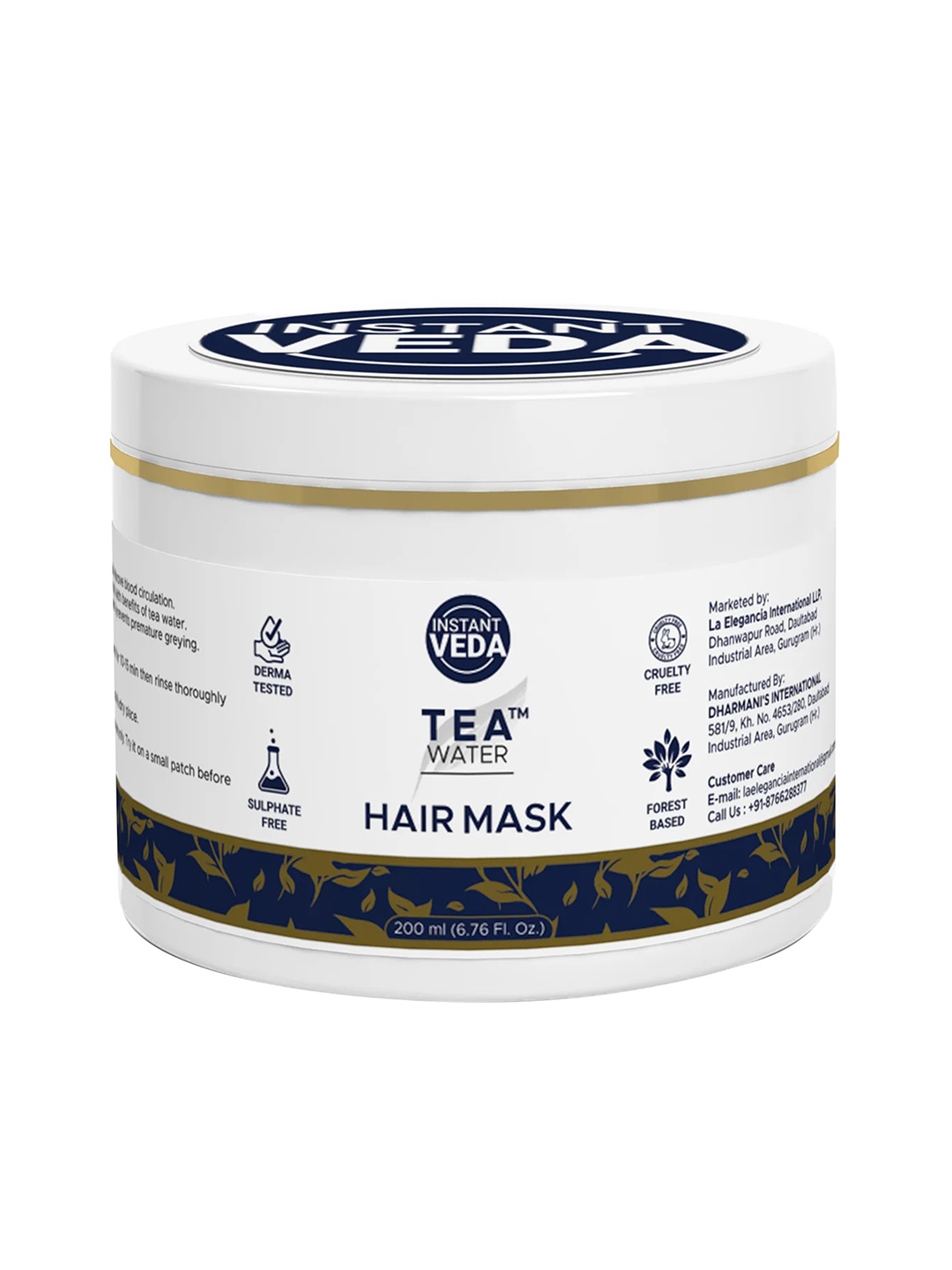 

Instant Veda Tea Water Hair Mask for Intense Hair Treatment - 200 ml, White