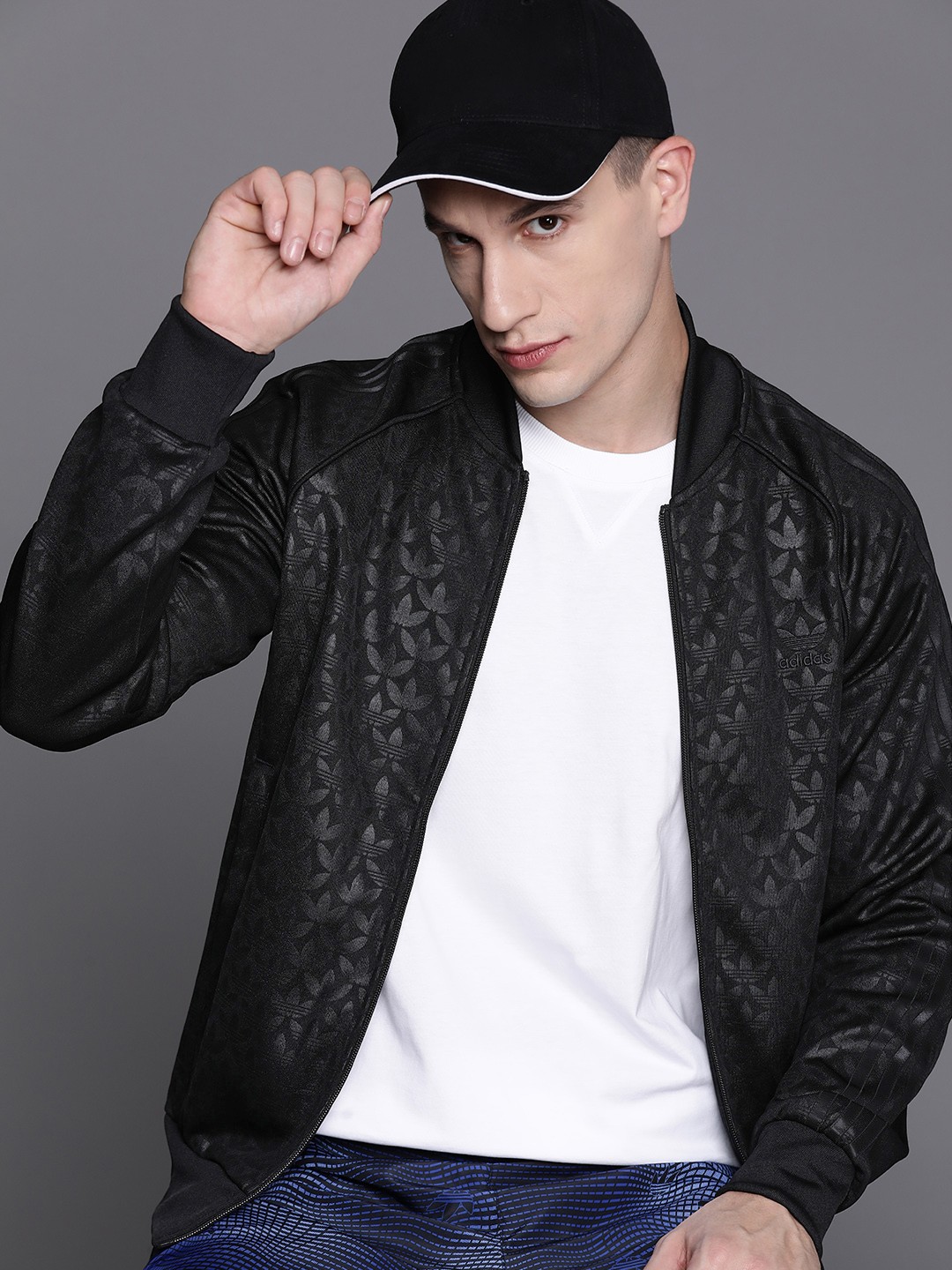 

ADIDAS Originals Graphics Monogram 3-Striped Track Jacket, Black