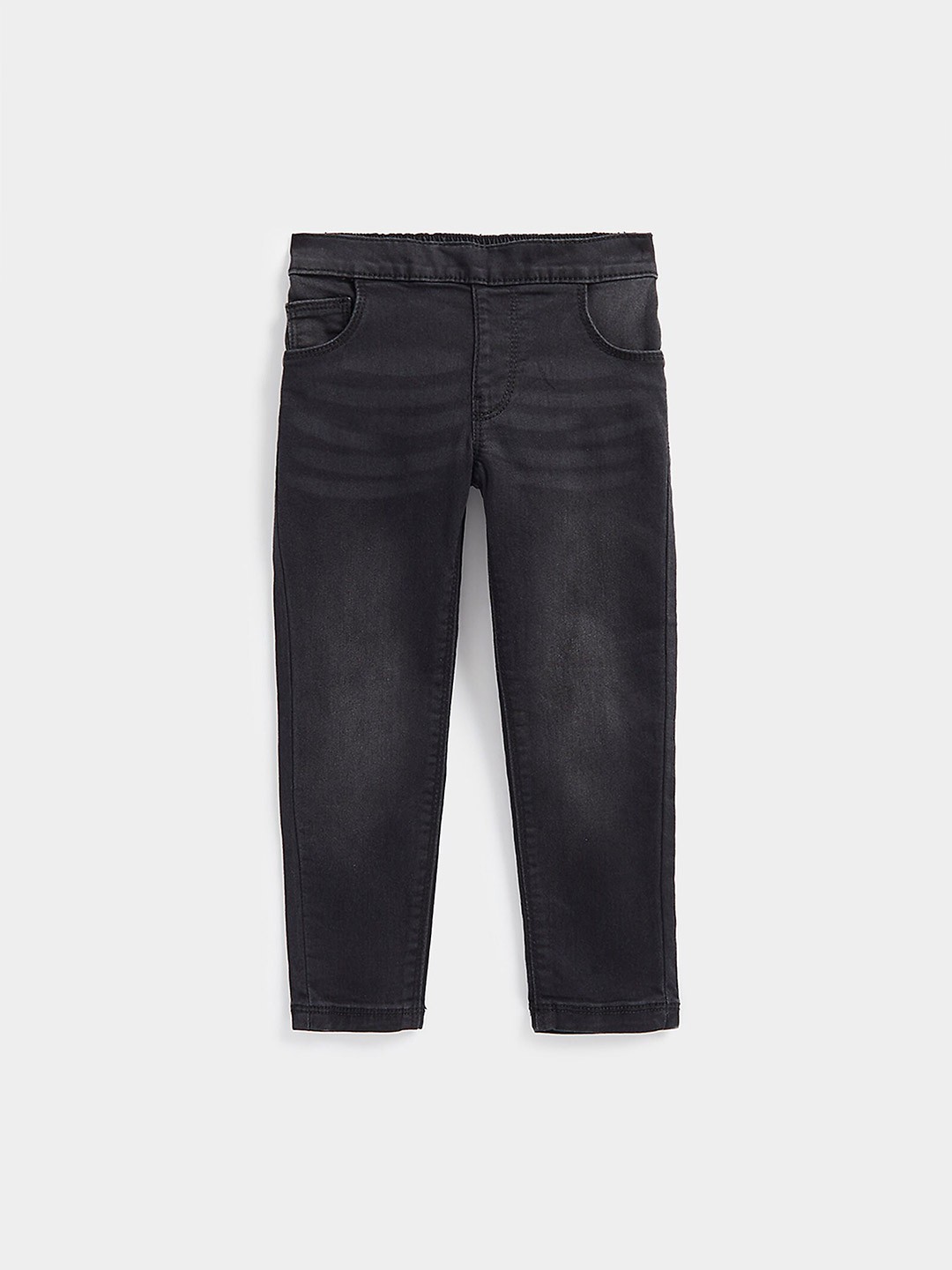 

mothercare Infants Kids Pure Cotton Regular Fit Jeggings, Black