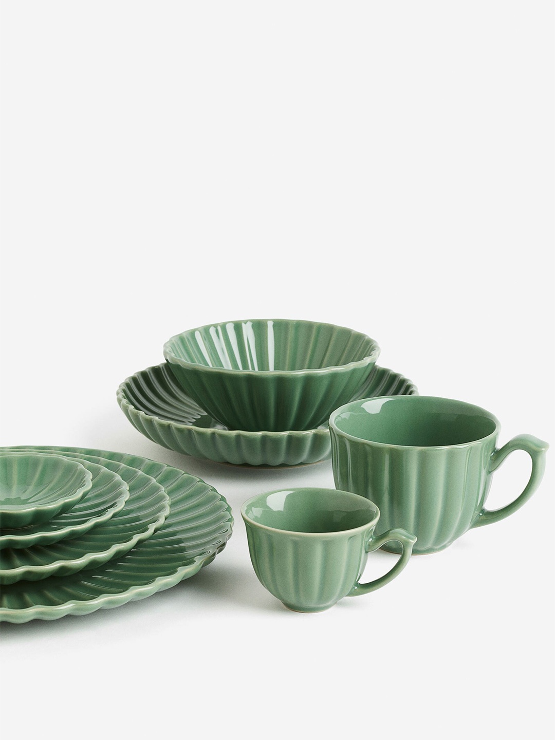 

H&M Green Small Stoneware Cup