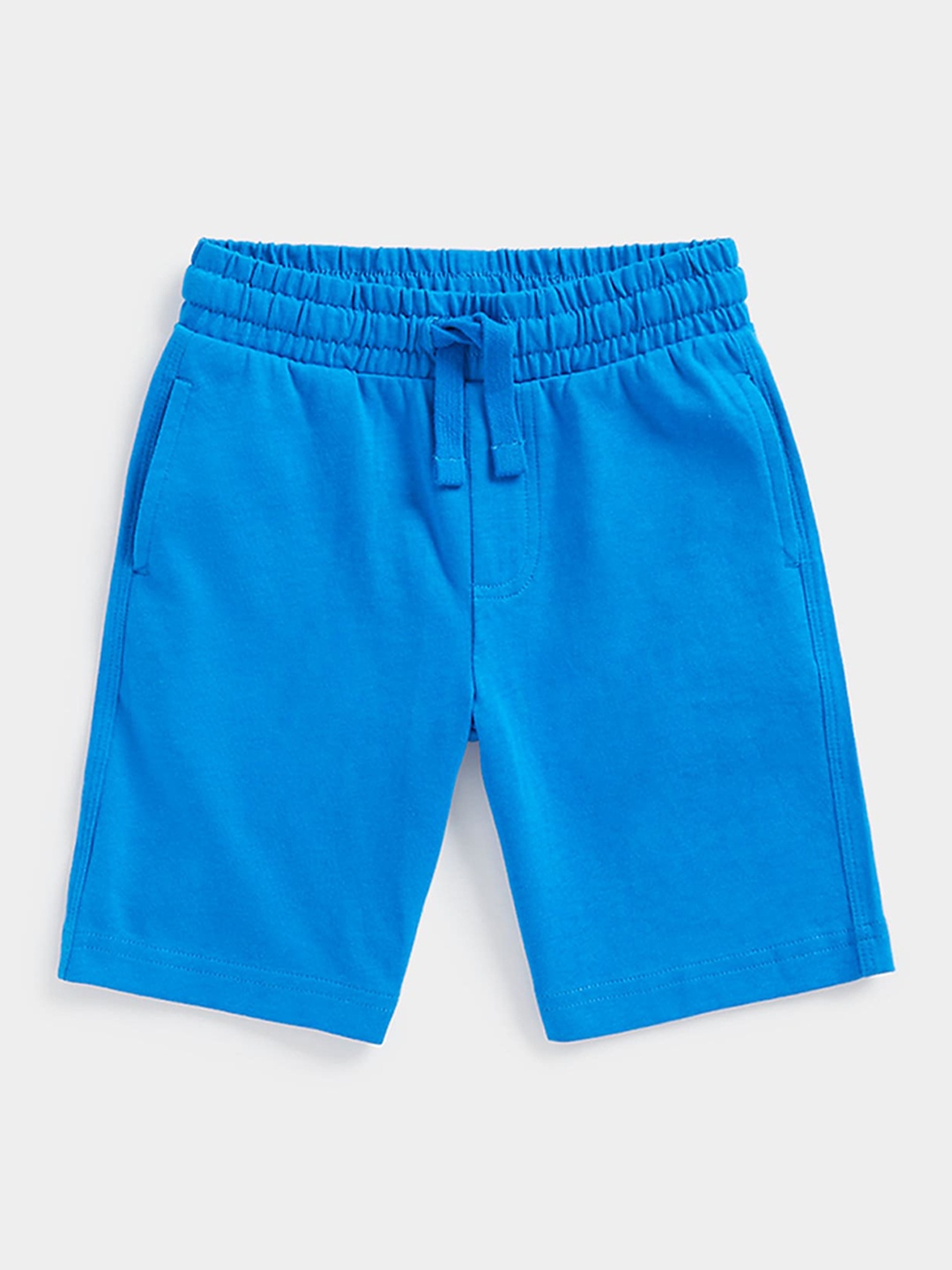 

mothercare Boys Mid-Rise Pure Cotton Shorts, Blue