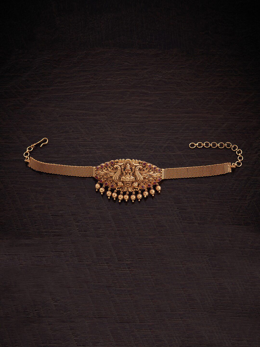 

Kushal's Fashion Jewellery Temple Armlet Bracelet, Gold