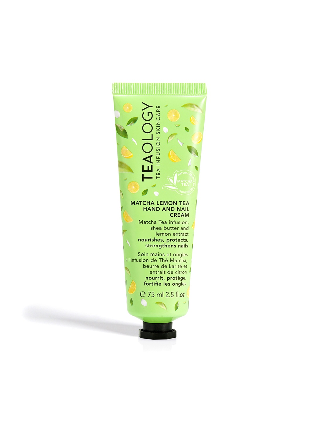 

TEAOLOGY Matcha Lemon Tea Hand & Nail Cream with Shea Butter - 75ml, Green