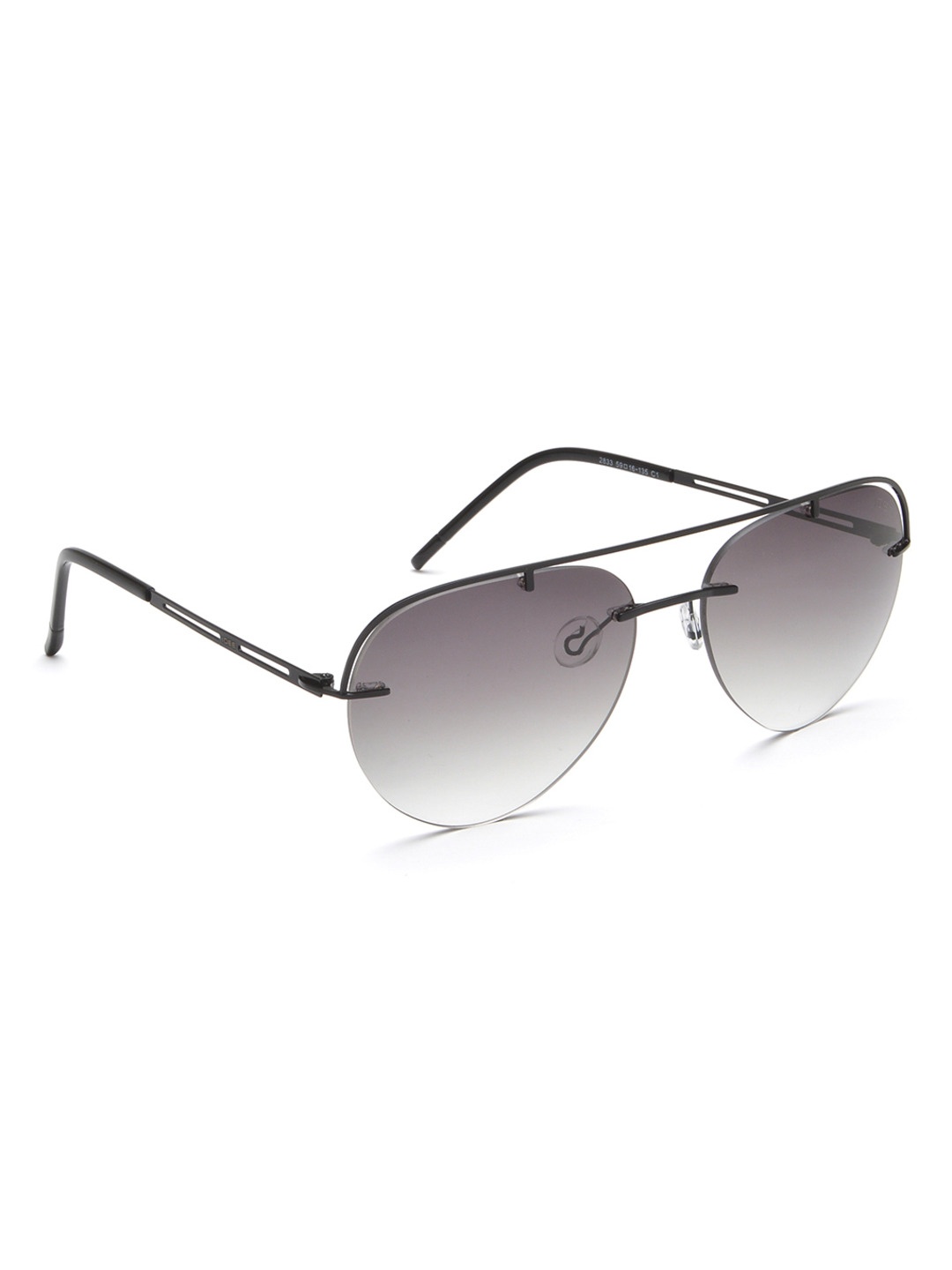 

IDEE Unisex Lens & Aviator Sunglasses With UV Protected Lens IDS2833C1SG, Grey