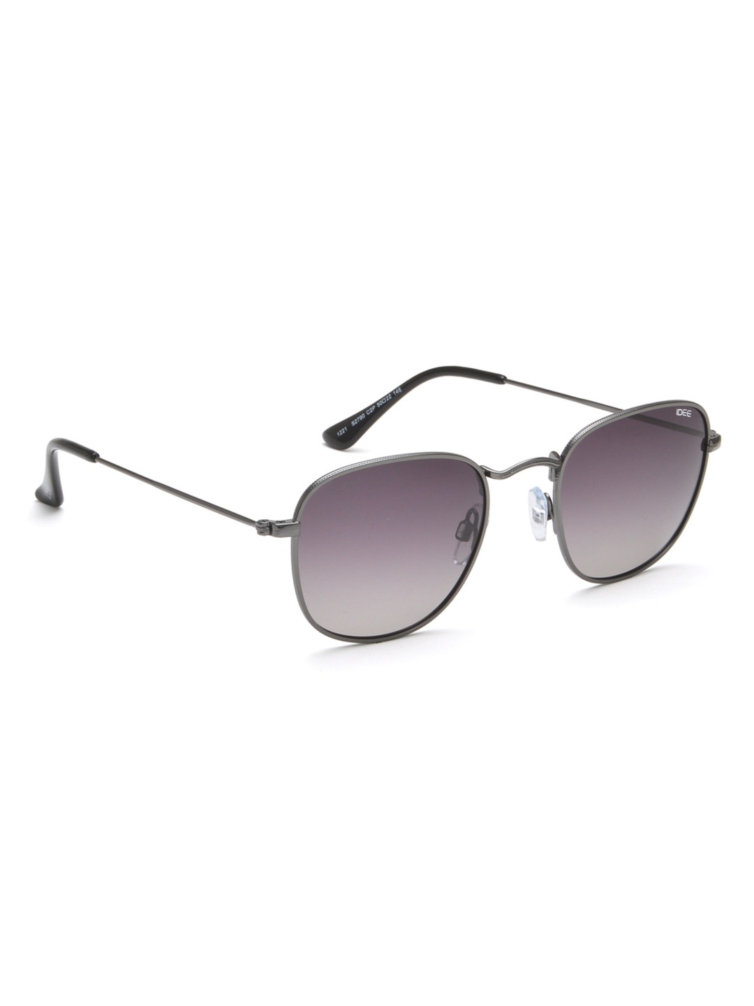 

IDEE Men Square Sunglasses With Polarised and UV Protected Lens, Grey