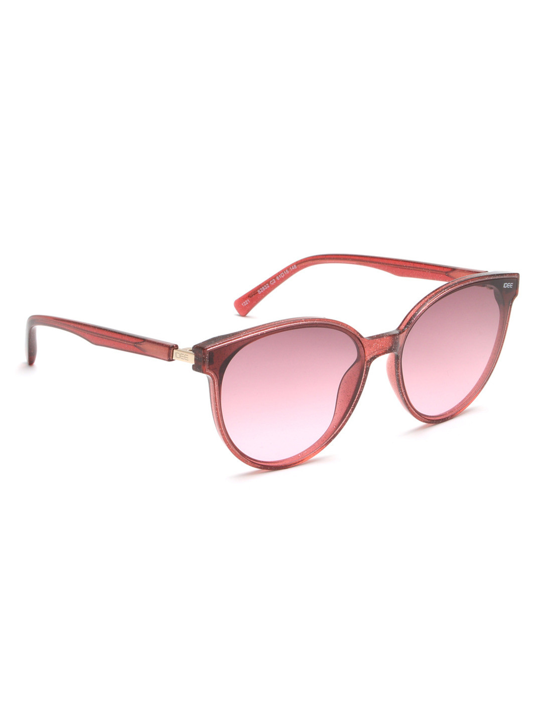 

IDEE Women Oval Sunglasses with UV Protected Lens, Pink