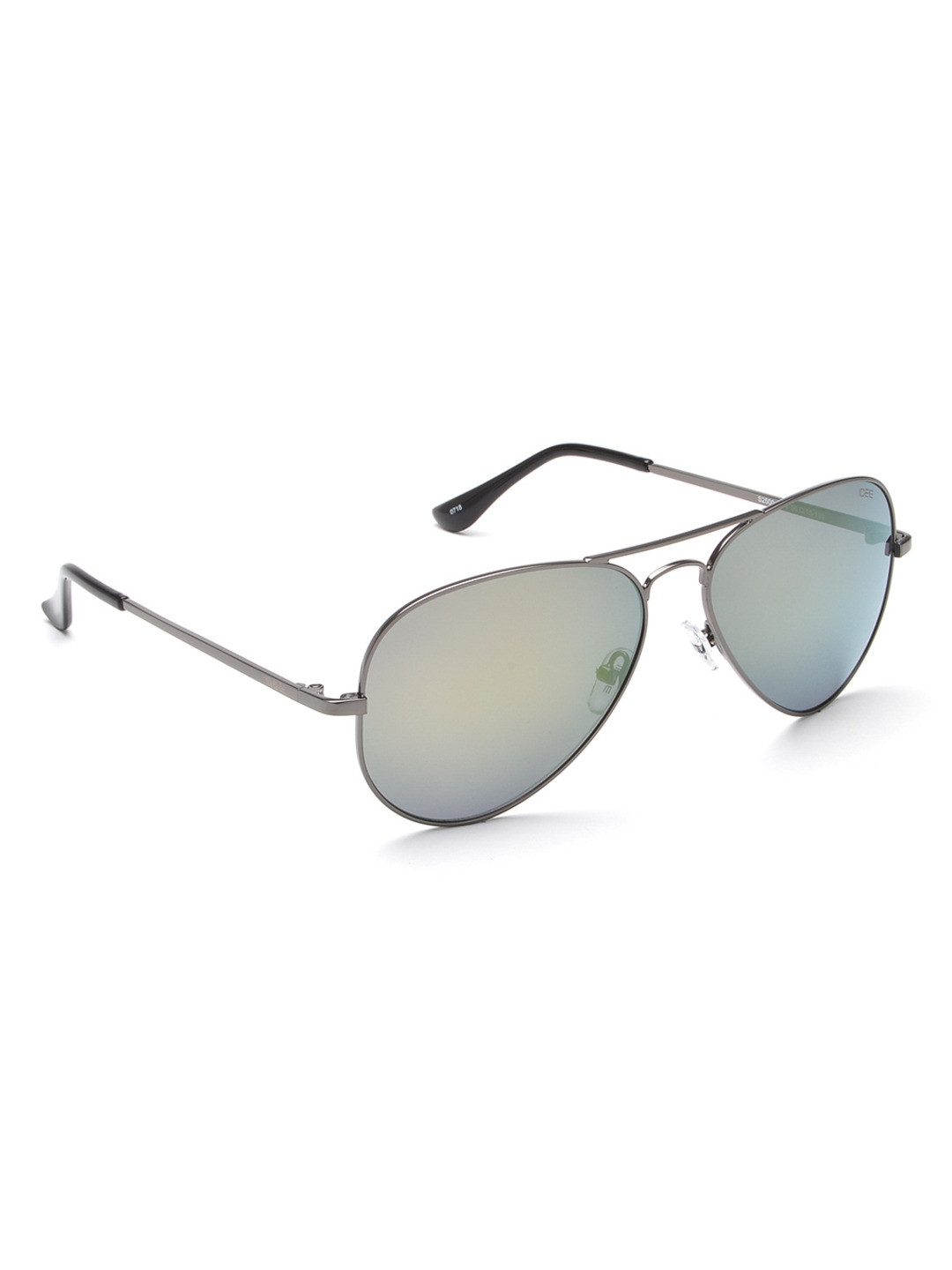 

IDEE Slape Aviator Sunglasses with UV Protected Lens IDS2500C38SG, Yellow