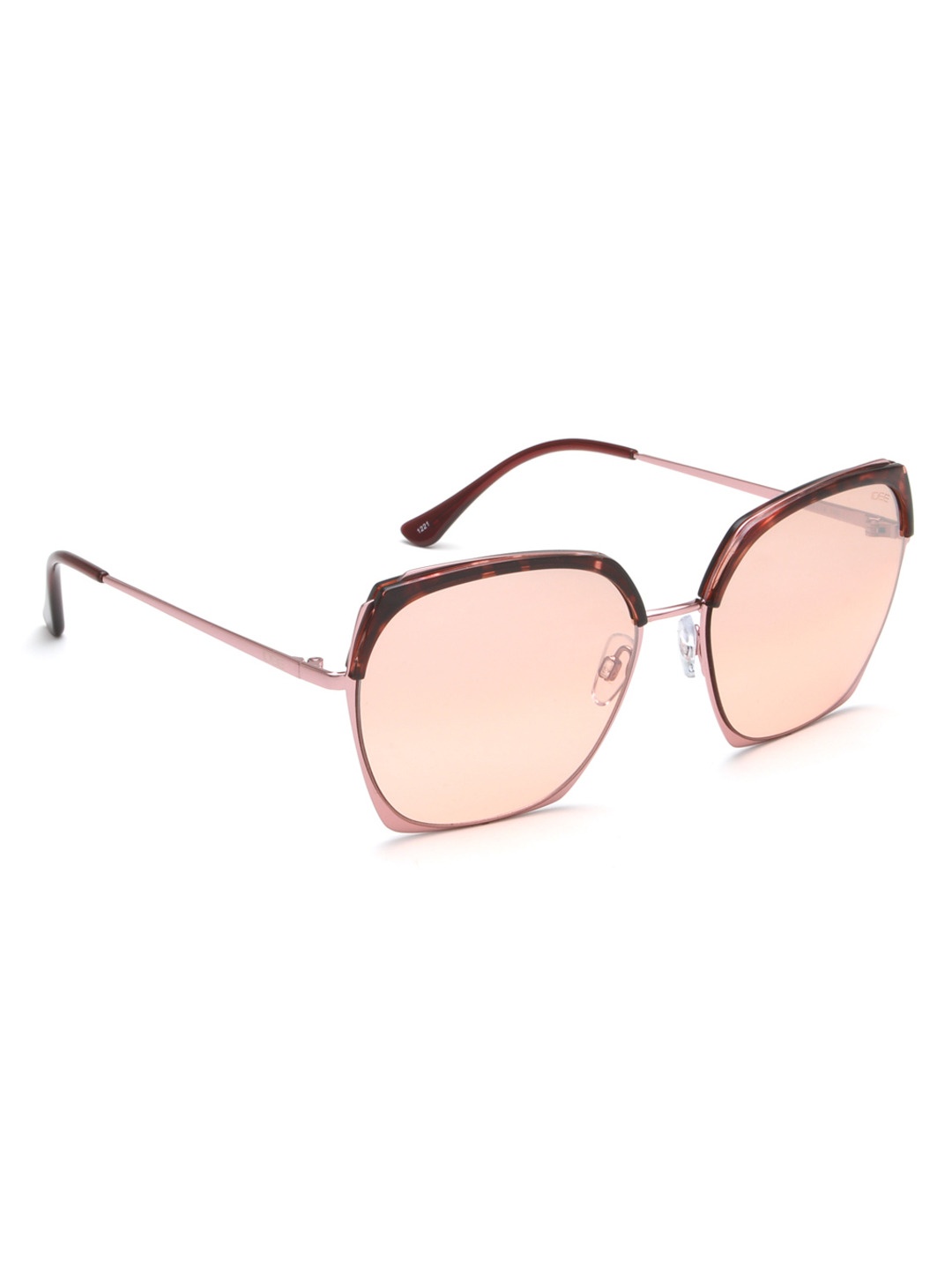 

IDEE Women Square Sunglasses with UV Protected Lens, Pink