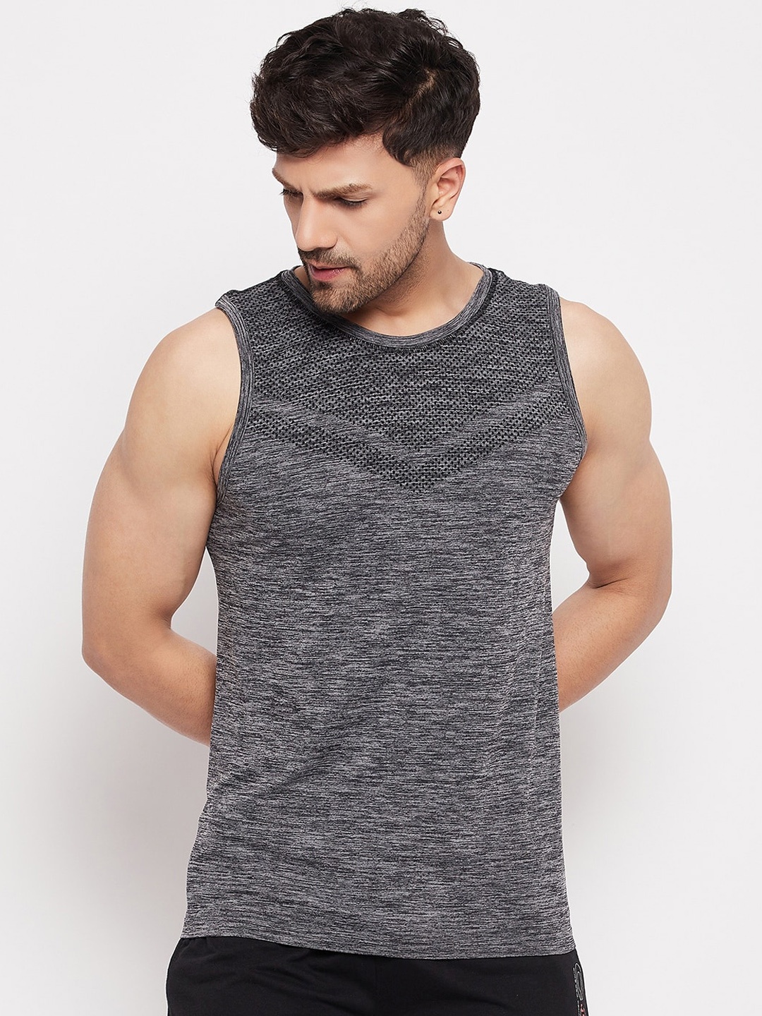 

C9 AIRWEAR Sleeveless Innerwear Gym Vest, Grey