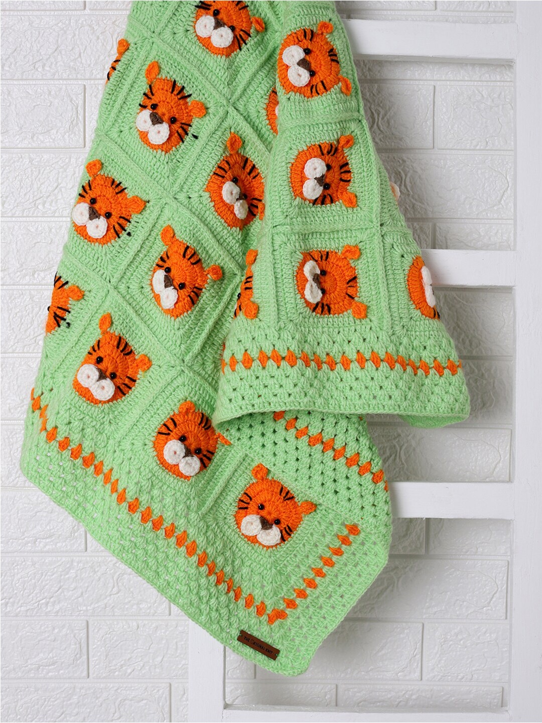 

The Original Knit Kids Green Woollen AC Room 350 GSM Single Bed Blanket