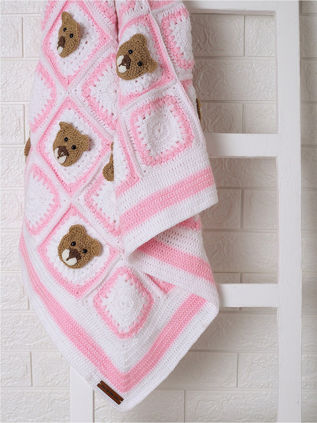 

The Original Knit Kids Pink Woollen AC Room 350 GSM Single Bed Blanket