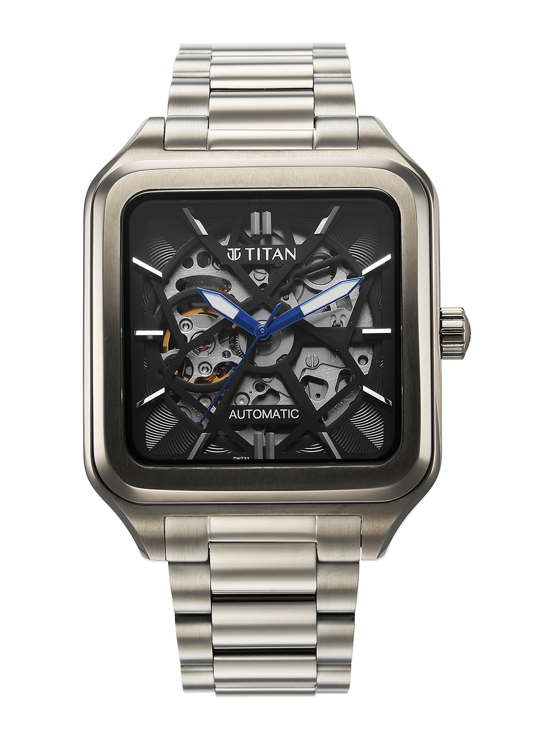 

Titan Men Square Analogue Watch 90162QM01, Black