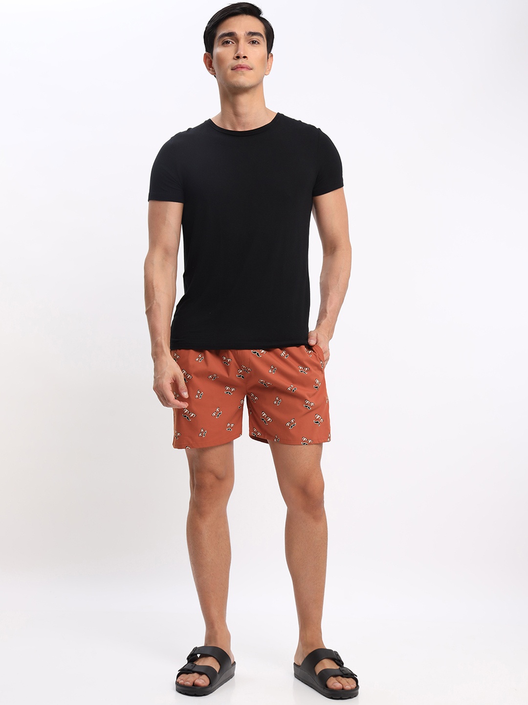 

Beyoung Printed Cotton Boxers BY-PMBX-018-M, Orange