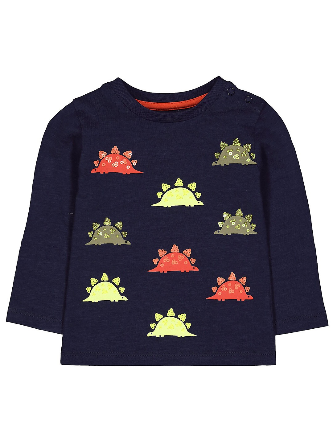 

mothercare Infants Boys Conversational Printed Cotton T-shirt, Navy blue