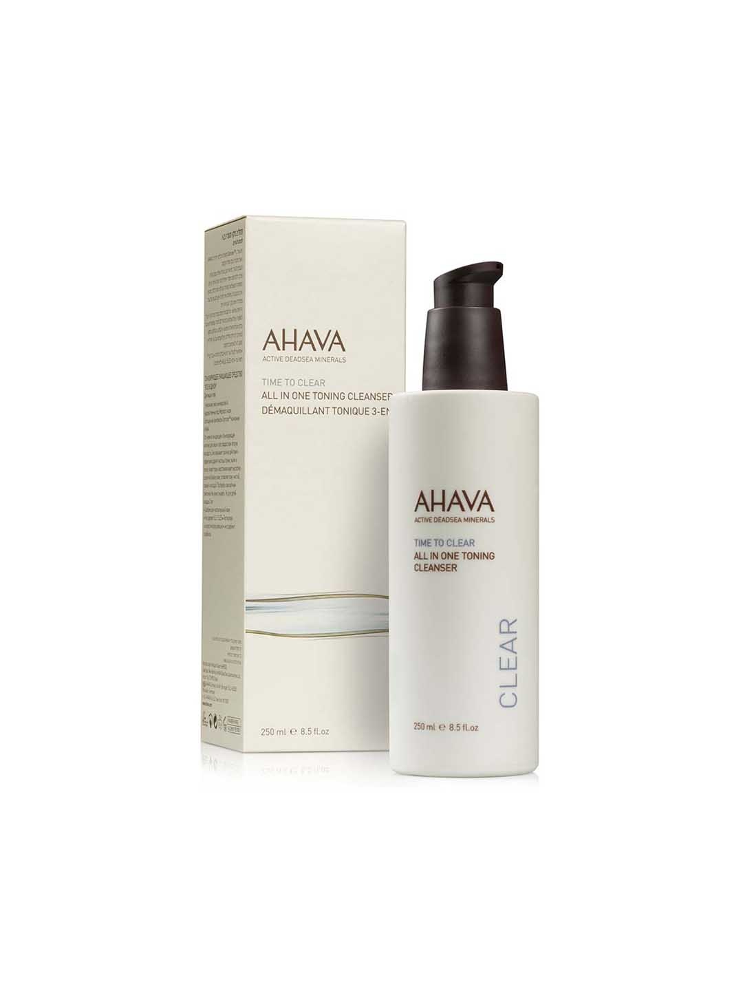 

AHAVA Time to Clear All In One Toning Cleanser 250 ml - Clear, White