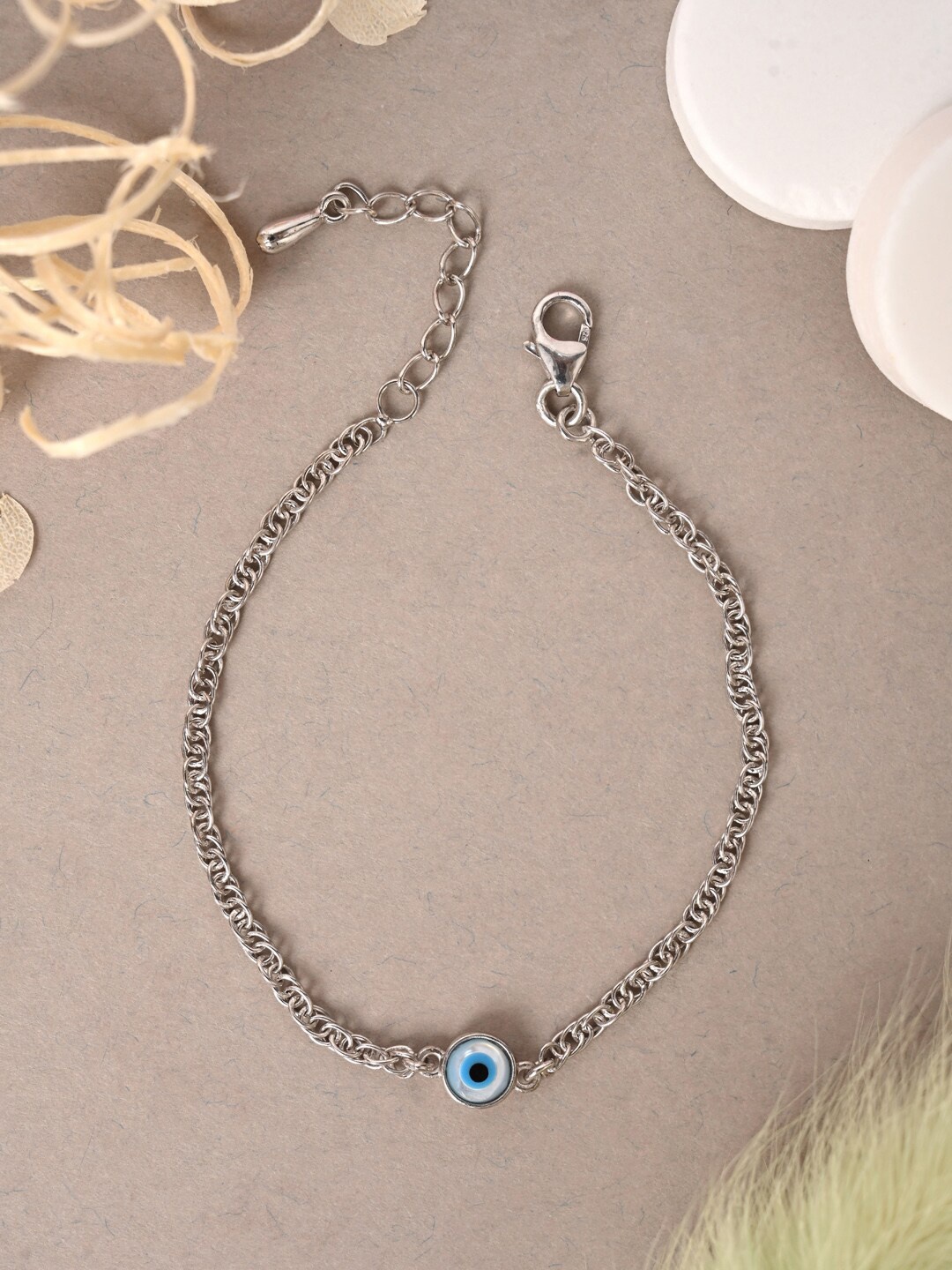 

Clara Rhodium-Plated Cubic Zirconia Link Bracelet, Silver