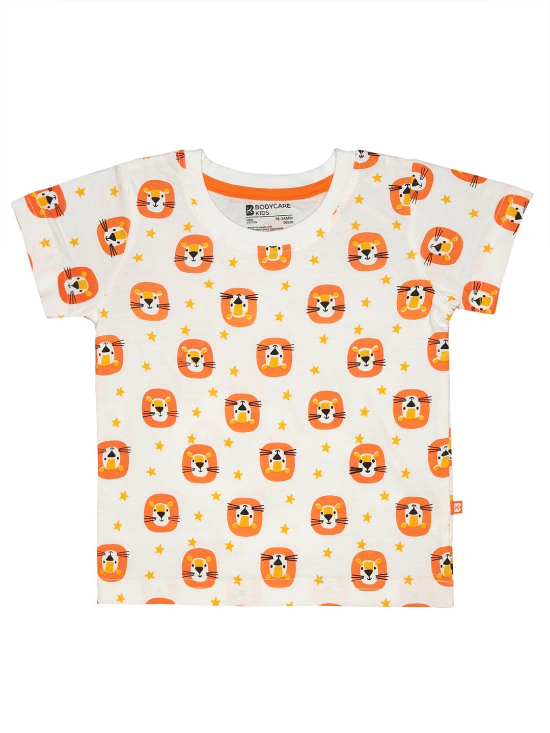 

Bodycare Boys Conversational Printed Cotton T-shirt, Off white