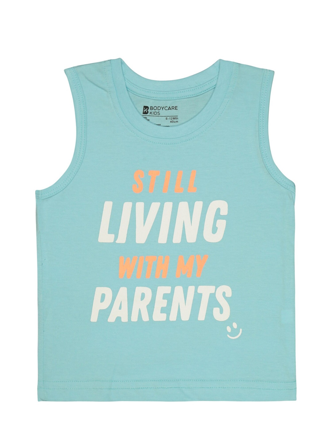 

Bodycare Boys Typography Printed Round Neck Cotton T-shirt, Blue