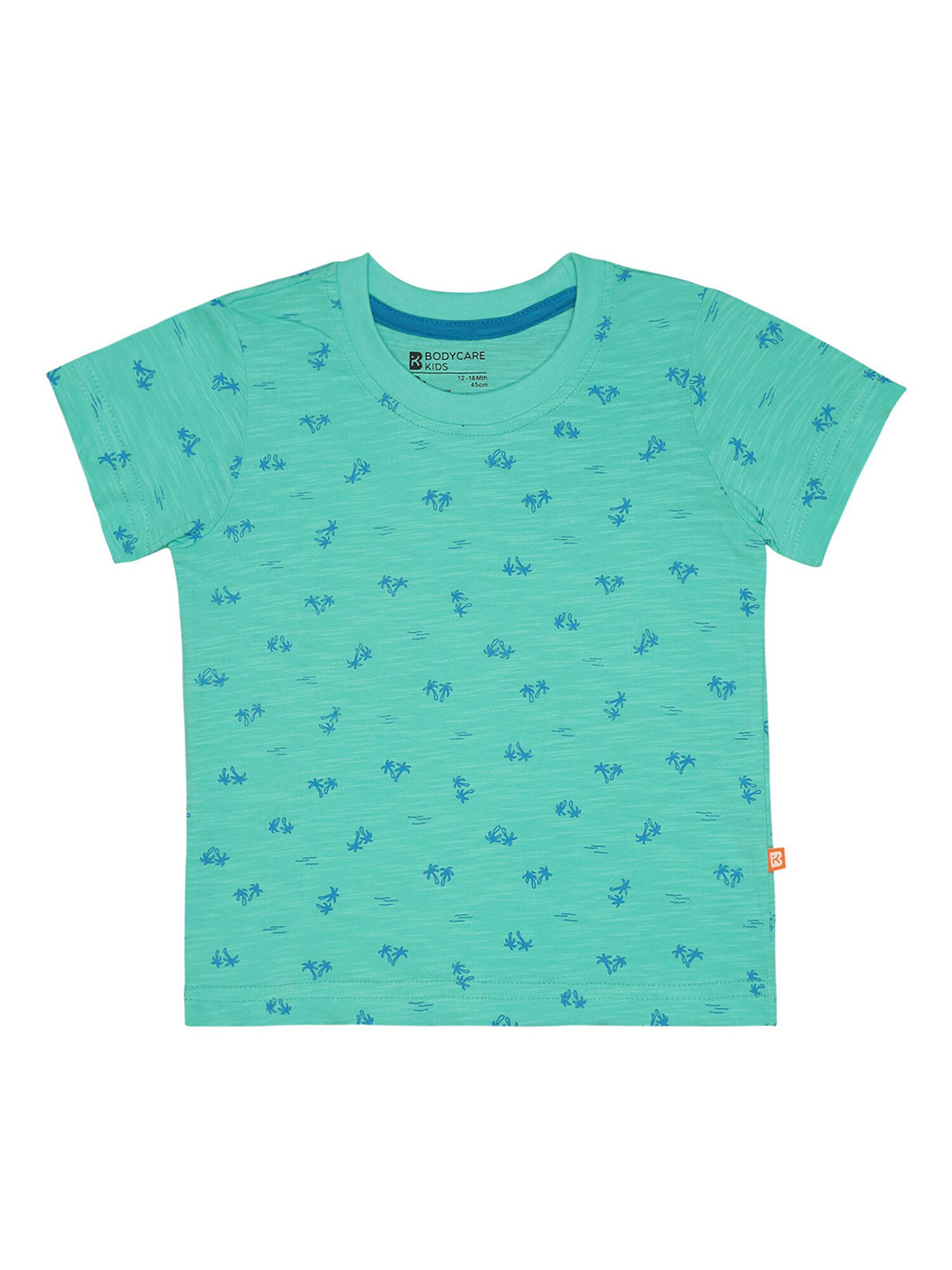 

Bodycare Boys Conversational Printed Round Neck Cotton T-shirt, Green