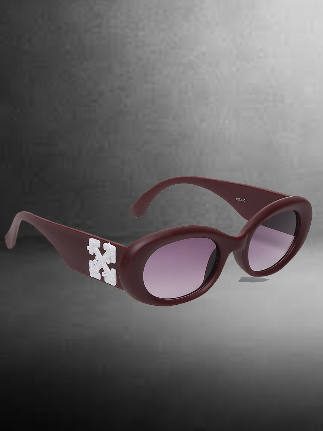 

Swiss Design Unisex Oval Sunglasses with UV Protected Lens SDGOG-8213-5, Brown