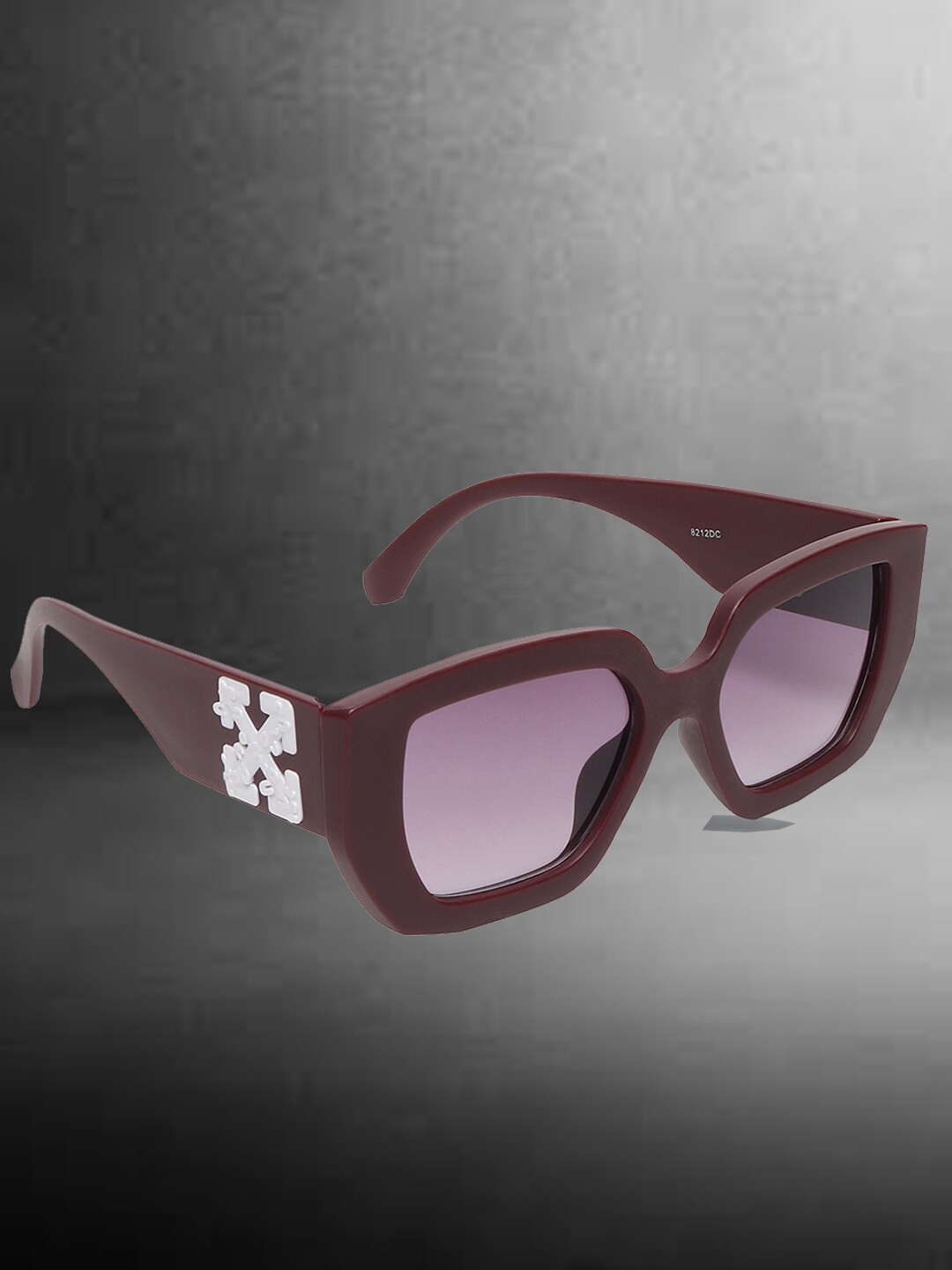 

Swiss Design Square Lens with UV Protected Sunglasses, Brown
