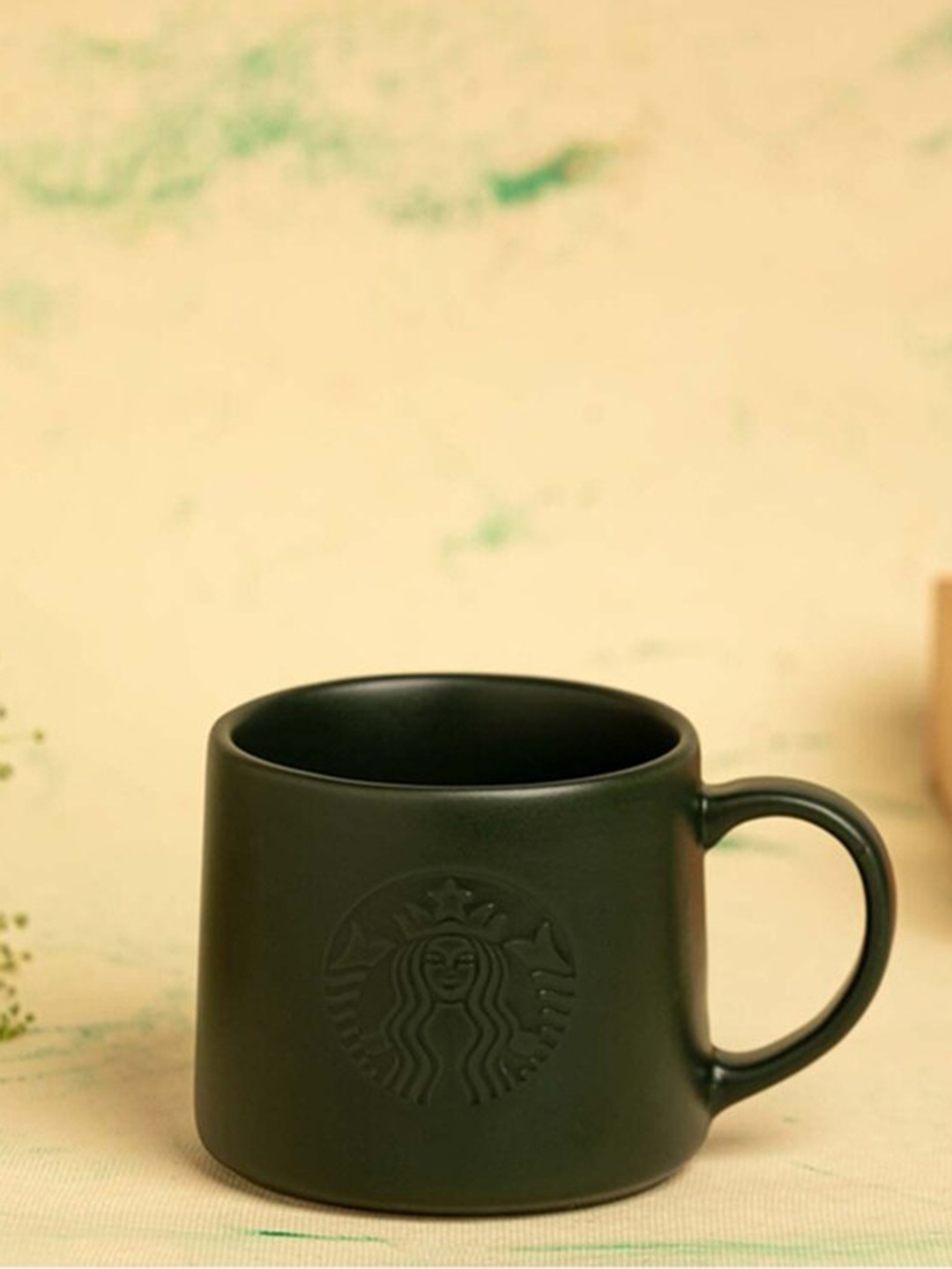 

Starbucks Green Solid Bone China Matte Coffee Mug - 237 ML