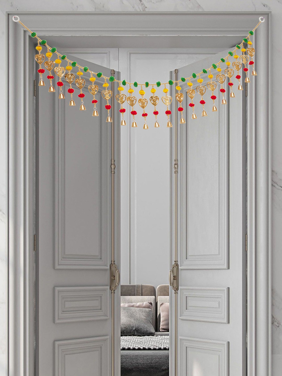 

BS AMOR Bandarwal Door Hanging Toran, Green